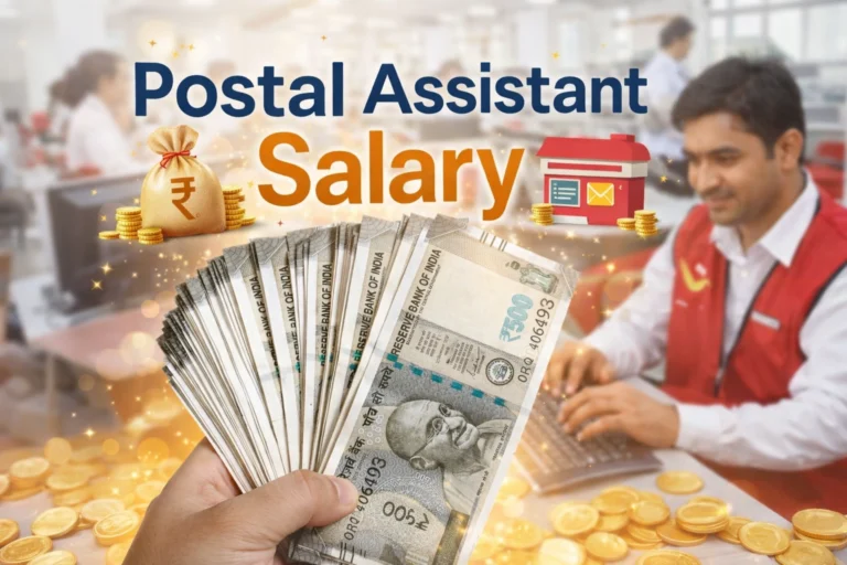postal assistant salary